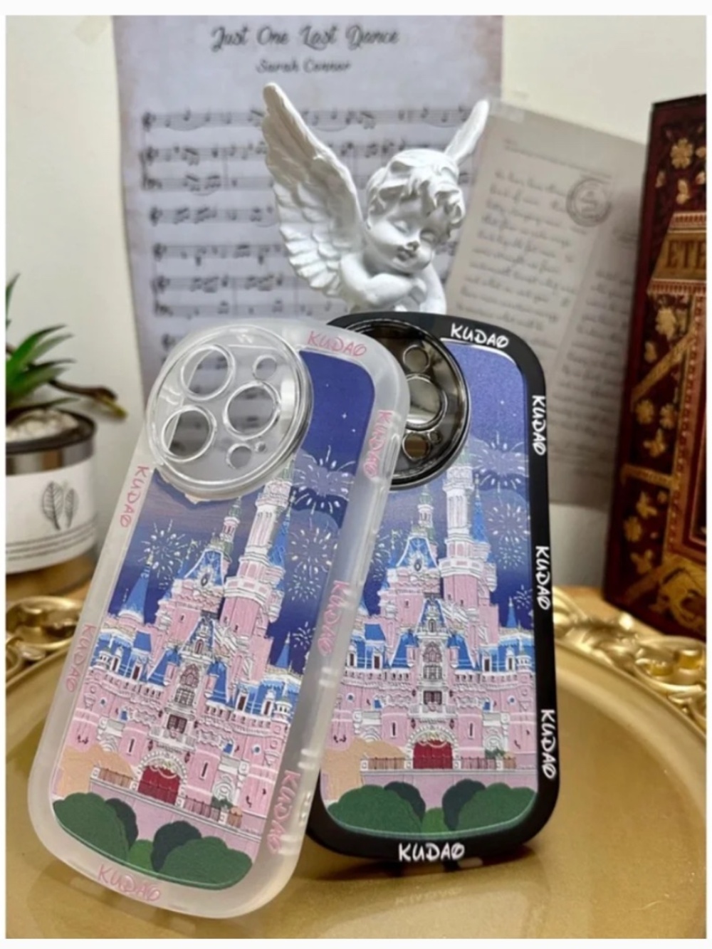 2 items.iphone14 /14plus/14pro/14promax cute Case, castle case